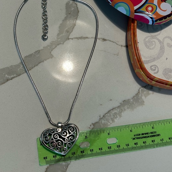 Brighton Silver Heart Pendant Necklace - Picture 5 of 6